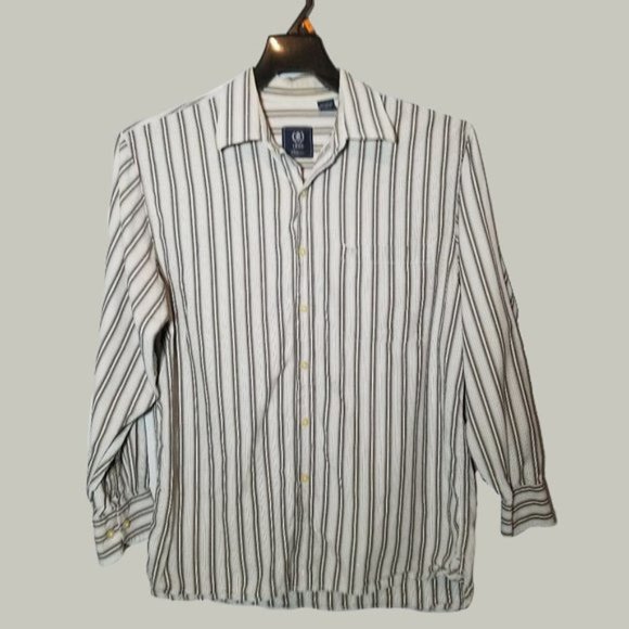 IZOD Saltwater Striped Button Down Shirt - Picture 1 of 5